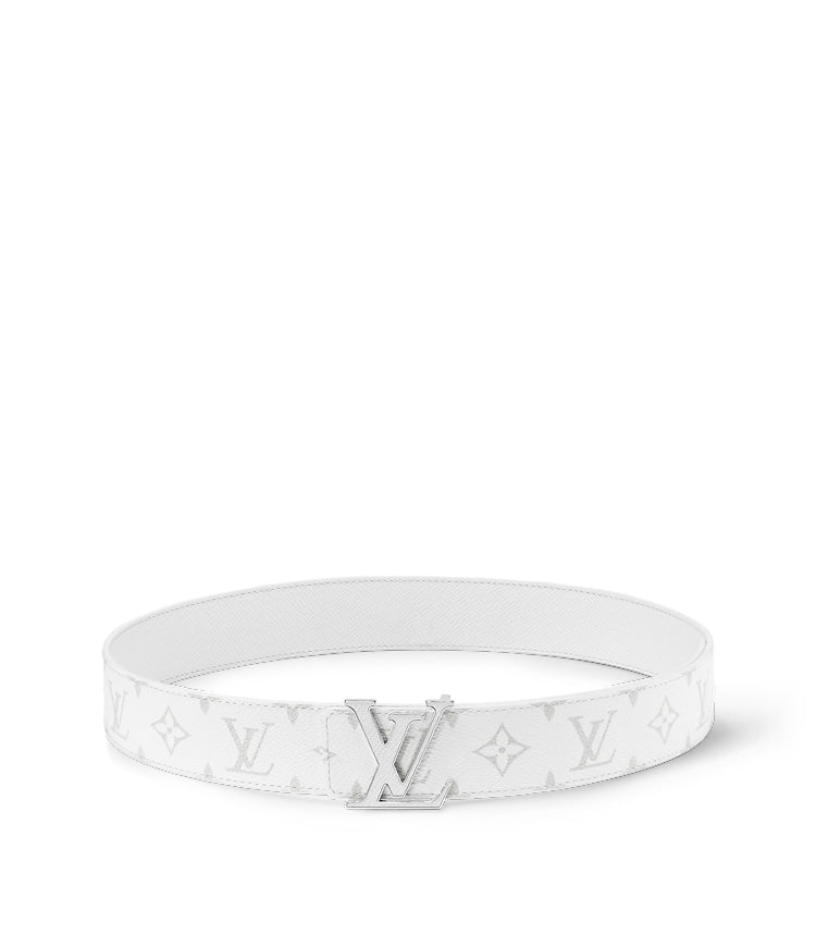 LV Belt White White
